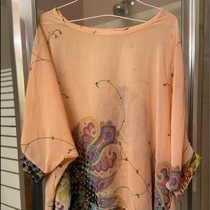 💕BEAUTIFUL SHEER TUNIC TOP💕  NWOT